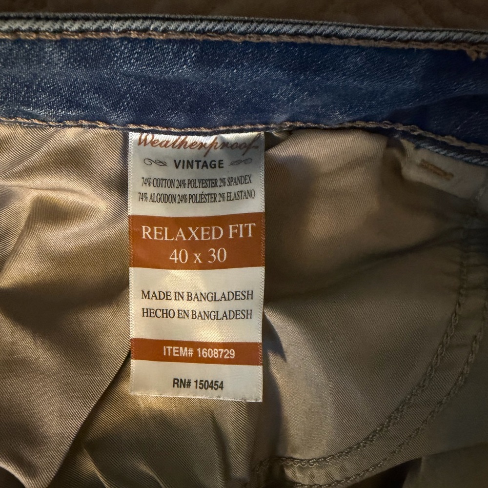 Weatherproof Relaxed Fit Blue Jeans - Picture 5 of 5